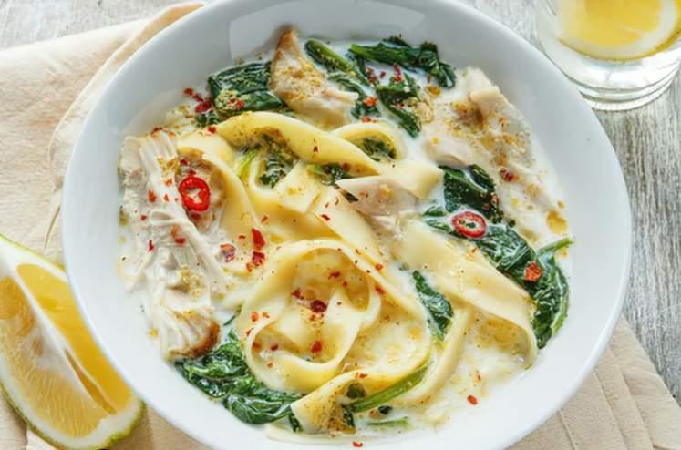 Creamy-garlic-chicken-pasta