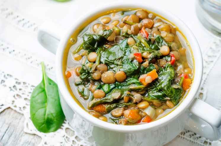Lentil-and-vegetable-soup
